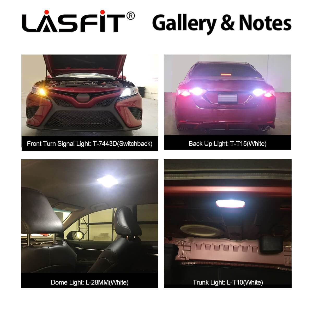 2018 2023 Toyota Camry Led Bulbs Replacement Lasfit