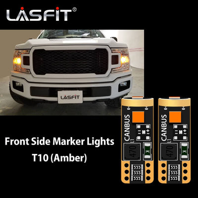 2018-2019 Ford F150 Side Marker Light Upgrade 6000K Bright White LASFIT