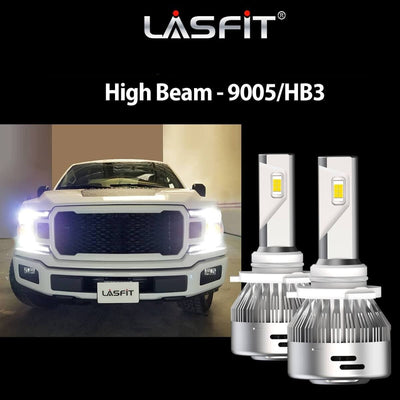 LED Headlight Bulbs Fit 2018-2019 Ford F150 9005 HB3 LASFIT