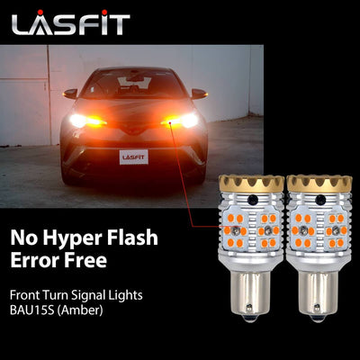 BAU15S led front turn signal light bulbs