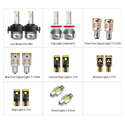 All LED Kits For Hyundai Tucson 2016-2020 Plug and Play LASFIT