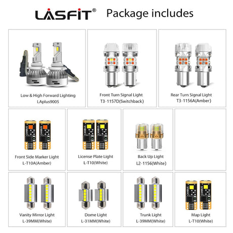 combo package led bulbs fit for 2019-2020 Hyundai Elantra