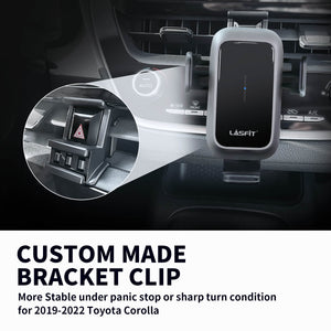 [AC Version] Wireless Car Charger Phone Holder 15W Qi Fast Charging Dash Windshield Air Vent Mount