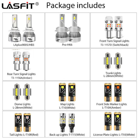 Combo-Package-LED-Bulbs-Fit-For-2020-2021-Kia-Forte-with-H7-low-beam