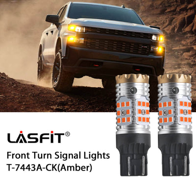 2019-2023 Chevrolet Silverado 1500 LED Bulbs Front Turn Signal Back Up License Plate Lights