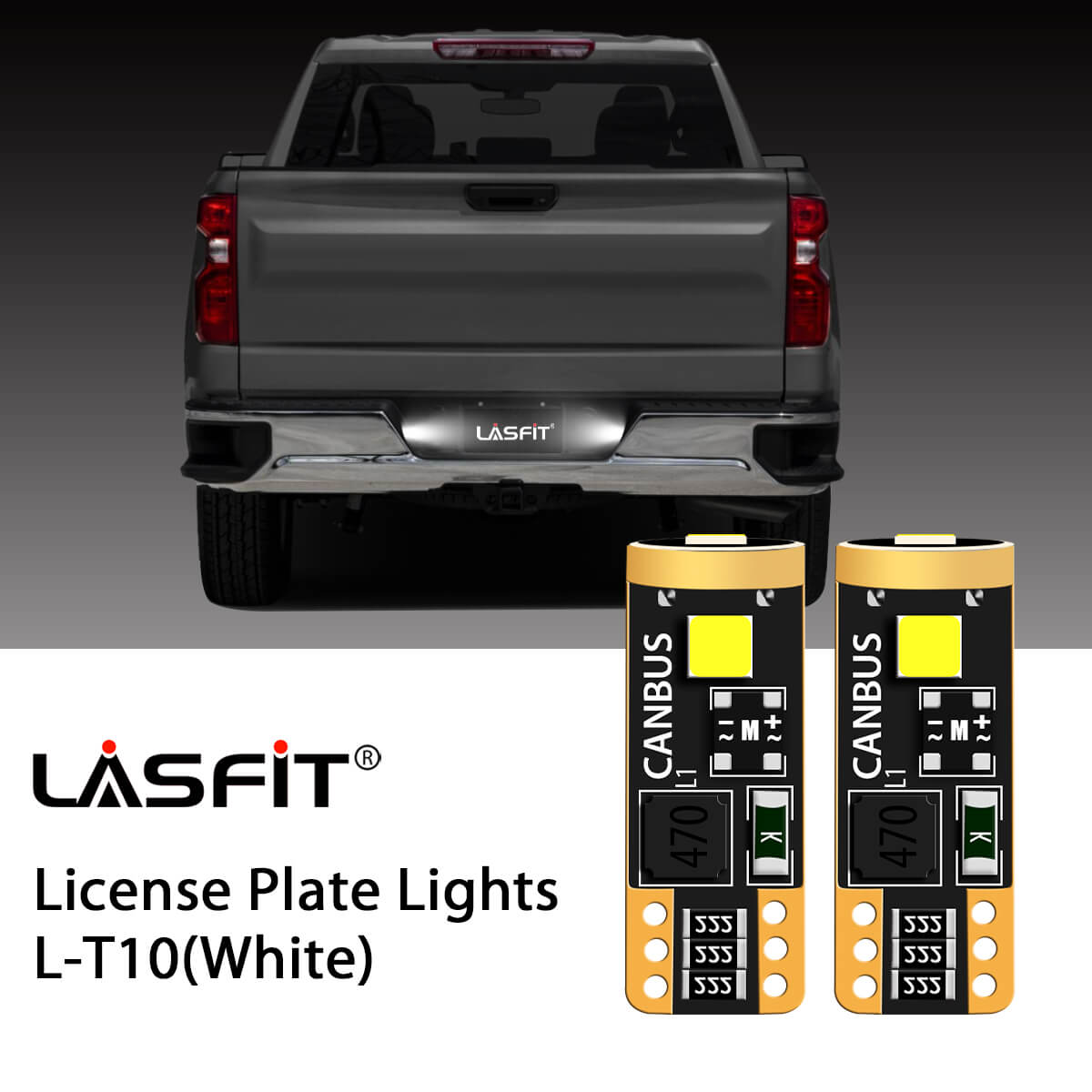 Fit for 2019-2025 Chevrolet Silverado 1500 LT RST High Country LED Bulbs Front Turn Signal Back Up License Plate Lights