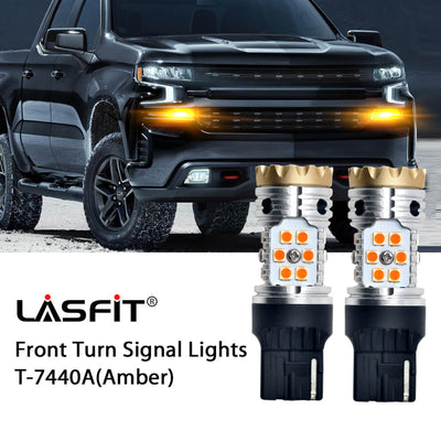 2019-2023 Chevrolet Silverado 1500 LED Bulbs Front Turn Signal Back Up License Plate Lights