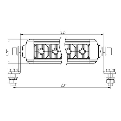 Lexus GX 460 470 Off Road Light Bars 3" LED Pods Auxiliary Lights