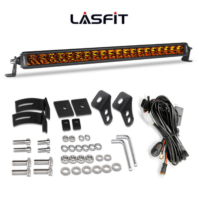 22inch lasfit amber light bars with wiring harness