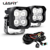 lasfit 3" driving lights pods with harness 36W white