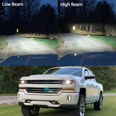 2016-2018 Chevrolet Silverado 1500 WT/LS/Custom/LT HID to LED Conversion Kits D5S Bulbs w/Dual-Cooling System