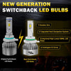 LD Plus Switchback 9145 9140 H10 LED Fog Light Flip Chip 60W 2 Modes | 2 Bulbs