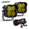 lasfit 3" led pod lights with spot beam yellow