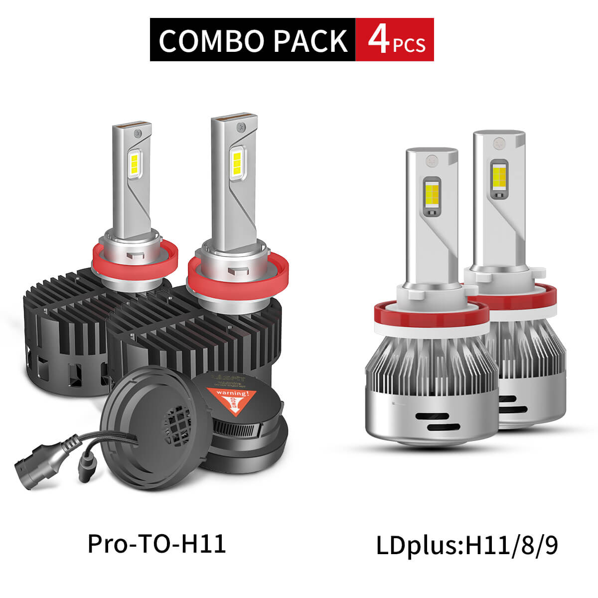 20Twenty Lighting® Perfect Fit LED Headlights, H15 Bulbs – Sound