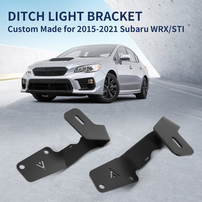 2015-2021 Subaru WRX/STI Low Profile Ditch Light Brackets | LASFIT