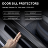 Tesla Model Y 2020-2024 Custom Floor Mats TPE Material 1st & 2nd & Cargo