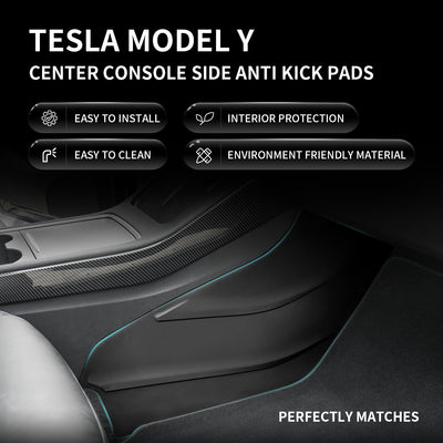 Tesla Model Y 2020-2023 Custom Floor Mats TPE Material 1st & 2nd & Cargo, Don't fit 7 Seats