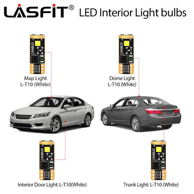 LED Bulb Guide For Honda Accord 2013-2015 LASFIT