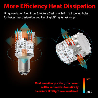 better cooling system for lasfit 2357 canbus red led