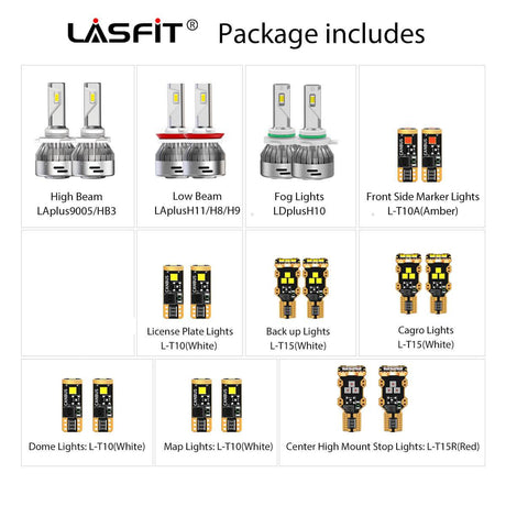All LED Kits For Toyota Tundra 2007-2013 Plug and Play LASFIT