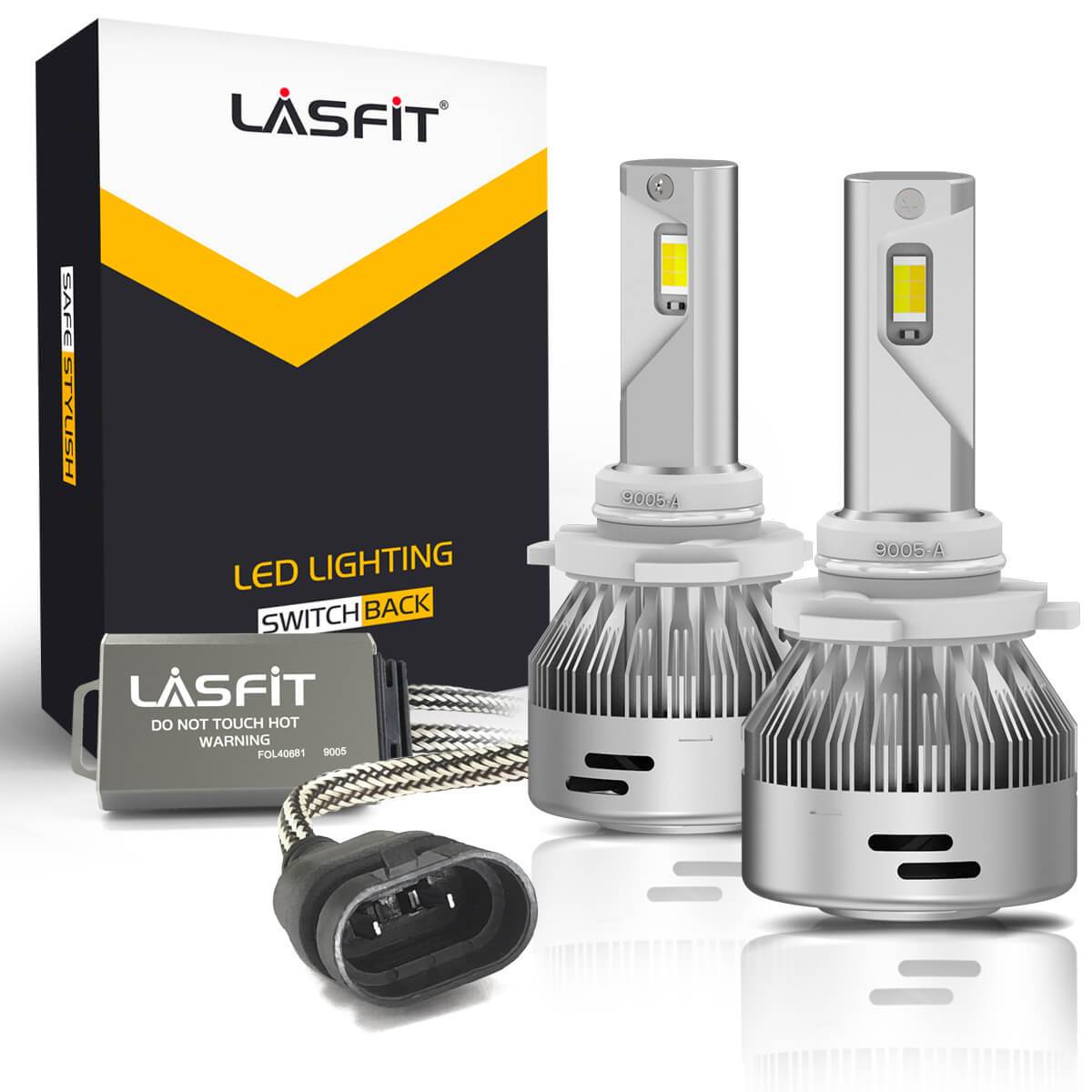 Color Changing 9005 HB3 LED Light Bulbs｜Switchback｜Lasfit