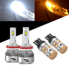 LD Plus Series Switchback LED Bulb Fog Lights/Turn Signal Lights White & Amber | 2-4 Bulbs