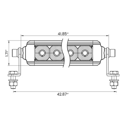 Lexus GX 460 470 Off Road Light Bars 3" LED Pods Auxiliary Lights