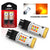 4257 4257NA CANBUS Error Free Anti Hyper Flash Switchback LED Turn Signal Light Dual Color-Standard Socket, 2 Bulbs