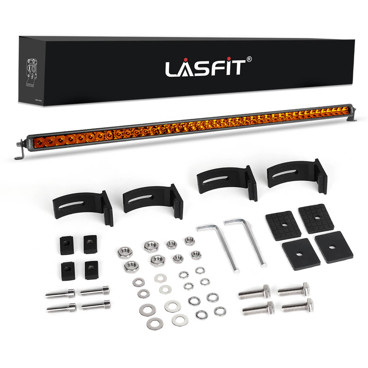 42 inch amber light bar lasfit 