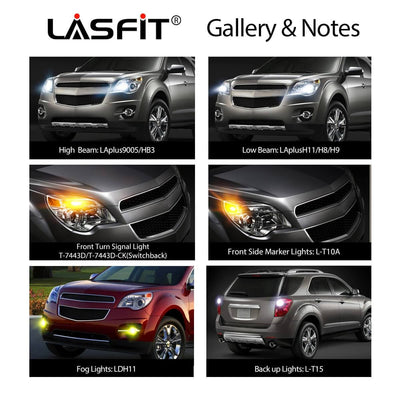 2010-2015 Chevy Equinox LED Lights Performance LASFIT