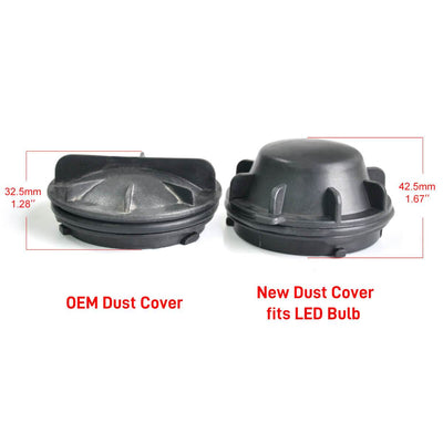 led headlight dustproof cap seal cover kit