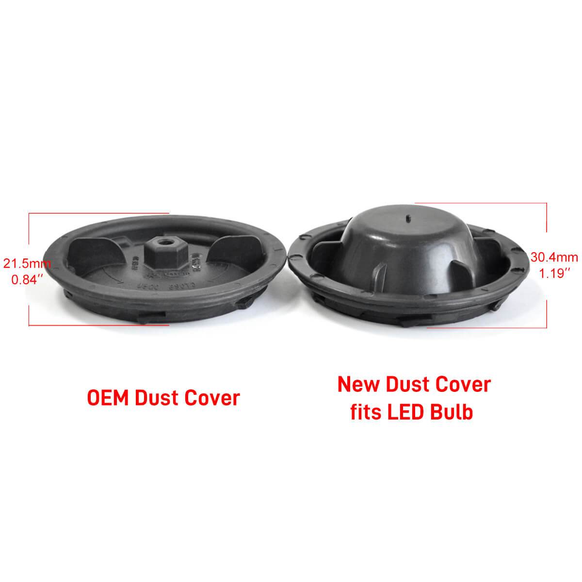 Fit for Chevrolet Equinox 2017 2018 LED Bulb Dust Cover Seal Cap Waterproof OEM Design