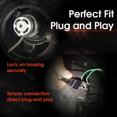 plug and play H7 led headlight bulb adapter