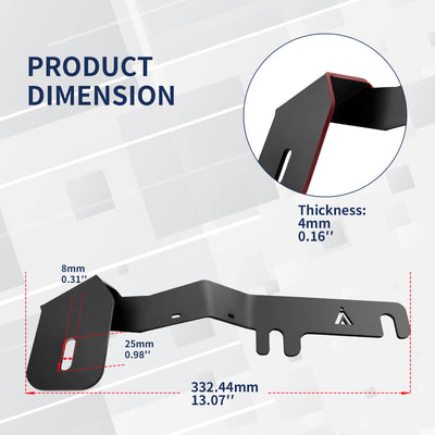 Fit For Ford F-150 2015-2023 Low Profile Ditch Light Brackets | LASFIT