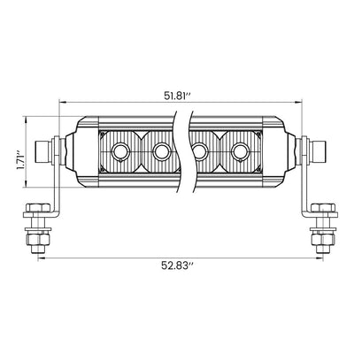 Lexus GX 460 470 Off Road Light Bars 3" LED Pods Auxiliary Lights