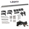 52 Inch Off-Road LED Light Bars Roof Windshield Rear Combo Flood Spot Single Row - LASFIT