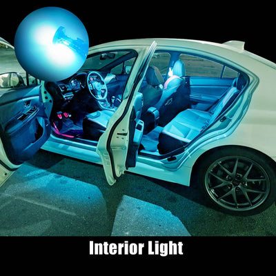 lasfit ice blue t10 interior door light