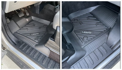Ford F-150 2015-2023 SuperCrew Custom Floor Mats 1st & 2nd Row Seat, Don't Fit Super Cab & Regular Cab, Don't Fit With Rear Under-seat Storage