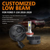 2018 2019 2020 Ford F-150 Custom-Fit H11 9005 LED Bulbs Conversion Kits w/Dust Cover