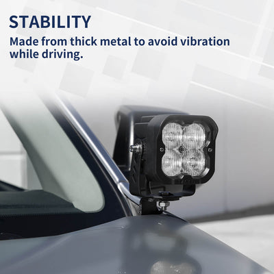 2015-2021 Subaru WRX/STI Low Profile Ditch Light Brackets | LASFIT