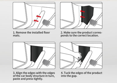 Tesla Model Y 2020-2023 Door Sill Protector Matte TPE & ABS Front and Rear Door Entry Guard Decoration Scuff Plate Accessories, Don't fit 7 Seats