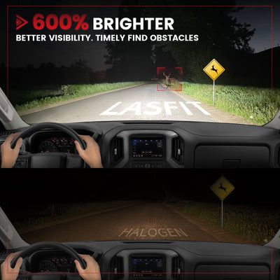 Chevrolet Silverado 4500HD 5500HD 6500HD 2019-2023 Custom LED bulbs w/Dust Cover