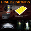 2018 2019 2020 Ford F-150 Custom-Fit H11 9005 LED Bulbs Conversion Kits w/Dust Cover
