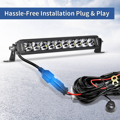 LED Light Bars Wiring Harness with DT Connector - 1 Lead