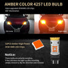 Amber color 4257 led bulbs