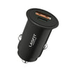 Car Charger All Metal Double Ports 2 Types Standard or Fast USB Charger QC3.0/2.0/1.0 PD3.0/2.0/1.0