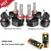 2022-2024 Chevrolet Silverado 1500 H11 Custom-Fit LED Bulbs Conversion Kits w/Dust Cover