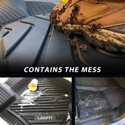 Lasfit floor mats contains the mess