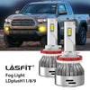 Cool White H11/H8 LED Bulbs and Switchback H11/H16 Fog Lights Combo Package | 4 Bulbs