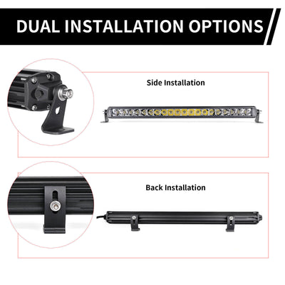 dual mounting options